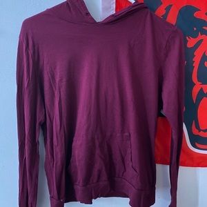 Maroon hoodie